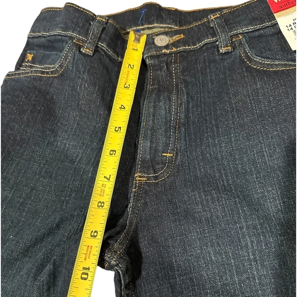 Wrangler Authentics-Boys Five pocket Jeans size 14 Regular Drk Wash ZBSCBM2